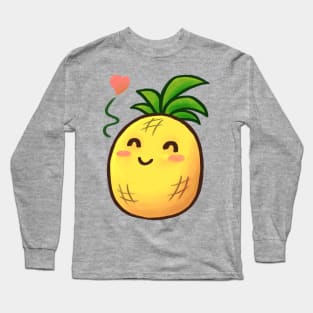 A Happy Pineapple Long Sleeve T-Shirt